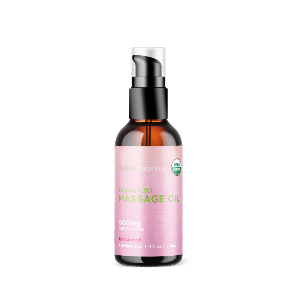 Organic CBD Massage Oil